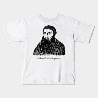 Johannes Oecolampadius. Christian figure. Kids T-Shirt